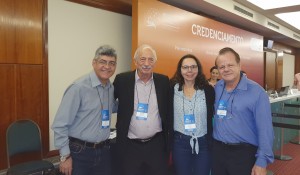 Drs. Sergio Veiga, Pedro (Grande Homenageado!), Joseleide de Castro e Paulo R. Margotto (NEOBRAIN BRASIL, 9/11/2019)