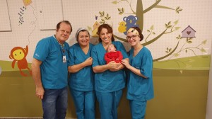 Drs. Paulo R. Margotto, Vitória, Vera e Fernanda (UTI Neonatal do Hospital Santa Lúcia, 2/12/2019)