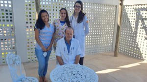 Novos Residentes na Unidade de Neonatologia do HMIB em 24/3/2021:Drs. Lays, Mayara, Carol e Paulo R. Margotto