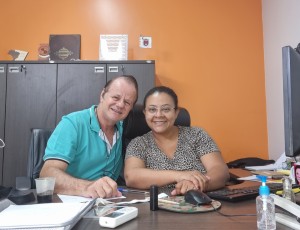 Drs. Paulo R. Margotto e Marta D. R. de Moura em 24/3/2022