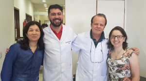 Drs. Adriana Fernandes, Gustavo Borela, Paulo R. Margotto e Tatiana (17/4/2019) 