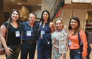 22o Simpósio Internacional de Neonatologia do Santa Joana (SP):Drs. Patrícia, Paulo R. Margotto, Marcela, Amélia e Patrícia Colares (12/9/2019)