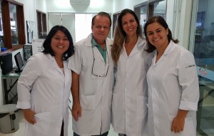 Drs. Katia Karasawa, Paulo R. Margotto, Andreia Mendonça  e Bárbara Viana (Curso de Ecografia Pediátrica no  NEXUS (17/3/2019)