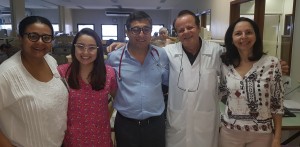 Drs. Marta DRde Mour, Daniela, Carlos Zaconeta, Paulo R. Margotto e Joseleide de Castro (8/4/2019)
