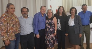Drs. Olga Messias, Raulê de Almeida, Paulo R. Margotto, Maria Alves Suassuna. Ana Lúcia e José Rodrigues (25-10-2018)