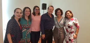 Ex-Residentes (Manaus-9/8/2018): Drs. Waleska, Weruska, Lídia, Paulo R. Margotto, Alessandra e Paula Célia