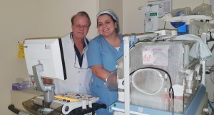 Drs. Paulo R. Margotto e Inajara (Maternidade Brasília) em 27/8/2019