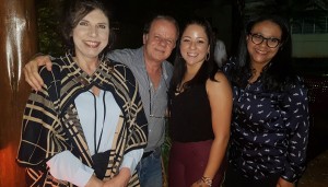 Drs. Márcia Pimentel, Paulo R. Margotto, Kate e Marta Rocha (5/7/2019)