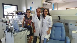 Drs. Milena, Paulo R. Margotto e Joseleide de Castro