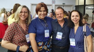 22o Simpósio Internacional de Neonatologia do Santa Joana (SP):Drs. Alessandra, Miza Vidigal, Paulo R. Margotto e Joseleide de Castro (1/9/2019)