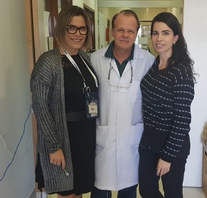 Drs. Miza Vidigal, Paulo R. Margotto e Milena (R4-Neonatologia do  HMIB) em 7/8/2019