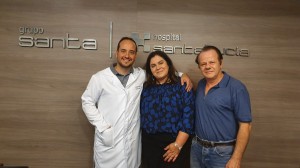 Drs.Raul Diretor do Hospital Santa Lúcia, Sandra Lins, Coordenadora da UTI Neonatal do Hospital Santa Lúcia e Paulo R. Margotto em -4-10-2019