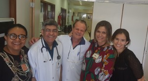 Drs. Marta DR de Moura, Sérgio Veiga, Paulo R. Margotto, Miza Vidigal e Nathália Bardal (14/8/2019)