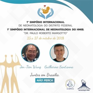 I Simpósio Internacional de Neonatologia do Distrito Federal (25 a 27 de outubro de 2018)